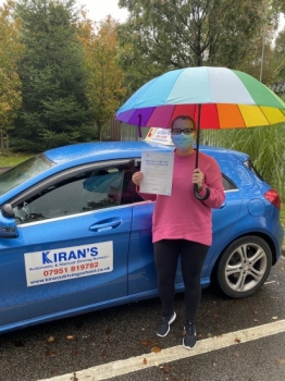 Kiran is a fantastic and friendly instructor. His skilled yet laid-back attitude made me feel very relaxed and confident when we were out driving. The pace he taught at was great, and whilst we covered all the bases thoroughly I very soon felt comfortable driving more independently. I would definite