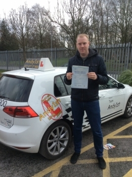 Congratulations to Johnathan on passing your driving test at bolton test centre <br />
wishing you many miles of safe driving all the best