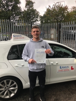Congratulations to Dean Rayson on passing your driving test first time at bolton test centre with only 1 driver fault<br />
Excellent comments from the examiner, very good drive well done