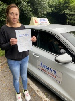 Thank you very much to Kiran Versani for making me passing first time on driving test. Kiran is a very nice person. Thank so much xx